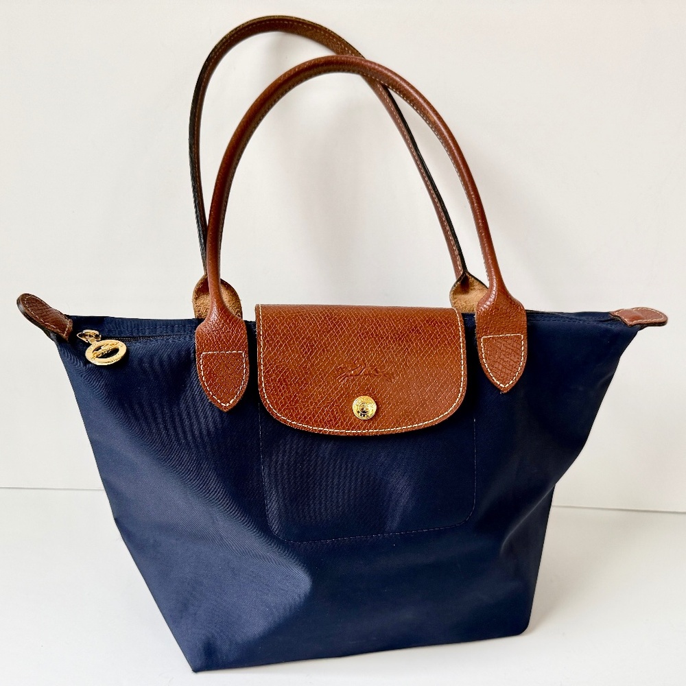 Longchamp Le Pliage® Navy Blue Medium Size Tote Bag